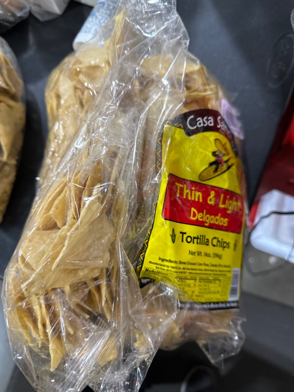 Photo 2 of 2 PACK Casa Sanchez Thin & Light Tortilla Chips - 14 oz bag