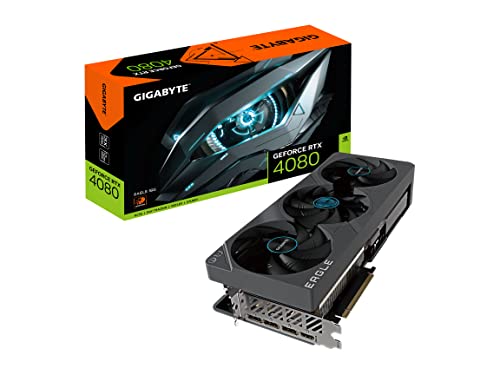 Photo 1 of GIGABYTE - NVIDIA GeForce RTX 4080 Eagle 16GB GDDR6X PCI Express 4.0 Graphics Card - Black