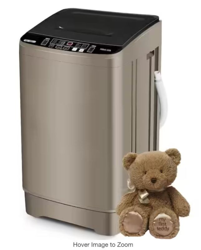 Photo 1 of 1.39 cu.ft. Top Load Washer in Gold with 17.8 lbs Large Capacity, 8 Water Level and Max Spin Speed 1000 RPM
