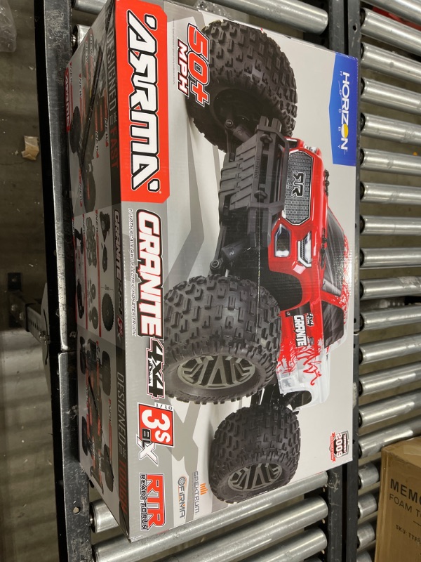 Photo 2 of ARRMA 1/10 Granite 4X4 V3 3S BLX Brushless Monster RC Truck RTR (Transmitter and Receiver Included, Batteries and Charger Required )