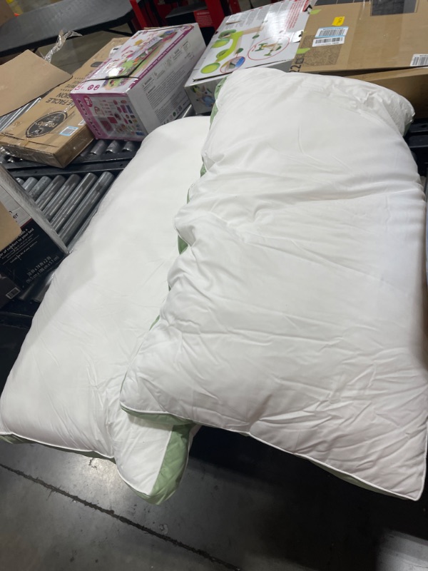 Photo 1 of 2 king sized pillows 