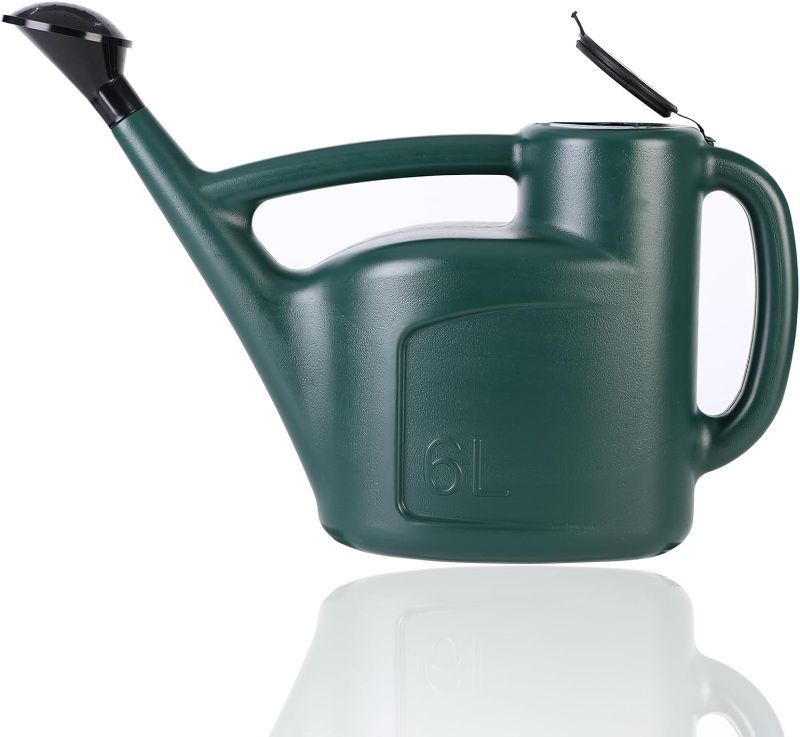 Photo 1 of 1.5 Gallon Watering Can Outdoor Garden Flower Plant, Lightweight Water Cans