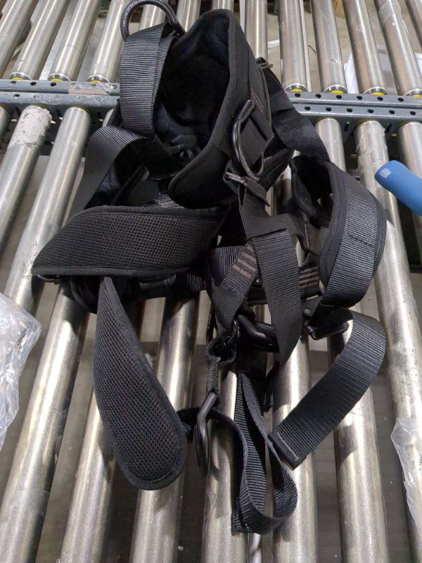 Photo 1 of Tac Rescue Tactical Full Body 3d Eva Padded Heavy Duty Adjustable Zipline Harness 23kn Black Medium/Large