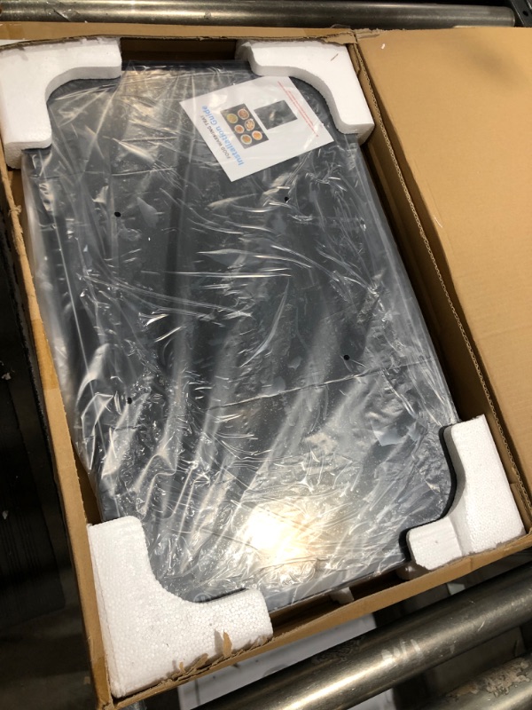 Photo 2 of Electric Warming Tray?Large 22”x14”? with Adjustable Temperature Control, Food Warmer - Keep Food Hot for Parties Buffets, Restaurants, House Parties, Events & Dinners, Tempered Glass Surface?Black