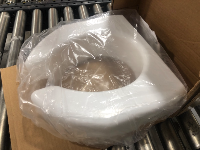 Photo 1 of SP Ableware Basic Open-Front 3-Inch Elevated Toilet Seat for Standard/Elongated Toilets - White (725790000) Universal