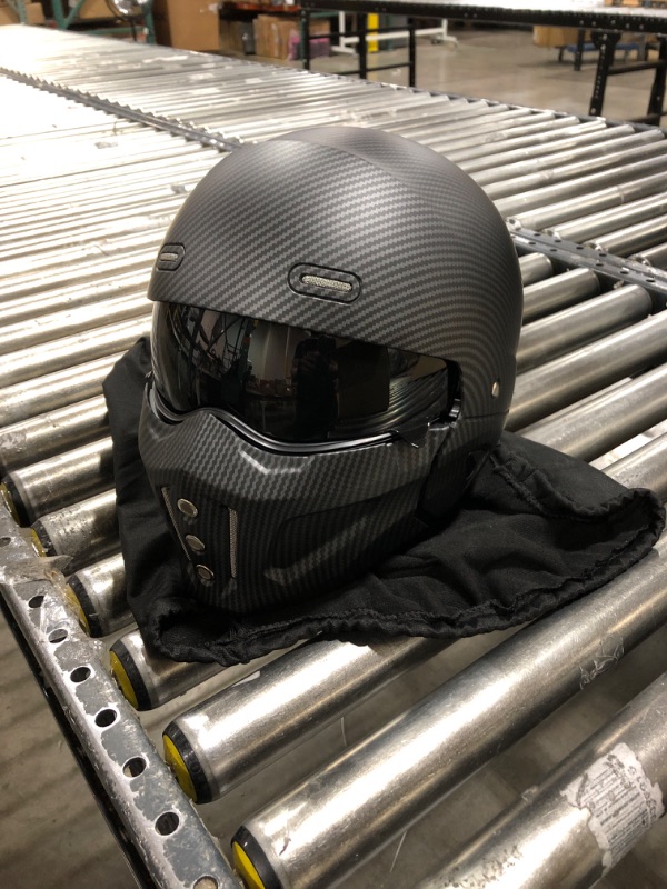 Photo 1 of Woljay Open Face Full face Helmet Motorcycle Modular Helmets, DOT Approved X-Large 