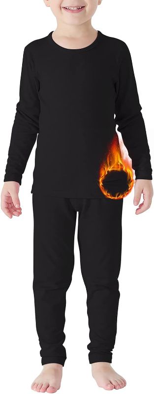 Photo 1 of 3-4T American Trends Kids Thermal Underwear Set Ultra Soft Kids Long Johns Sets Toddler Base Layer for Boys Girls