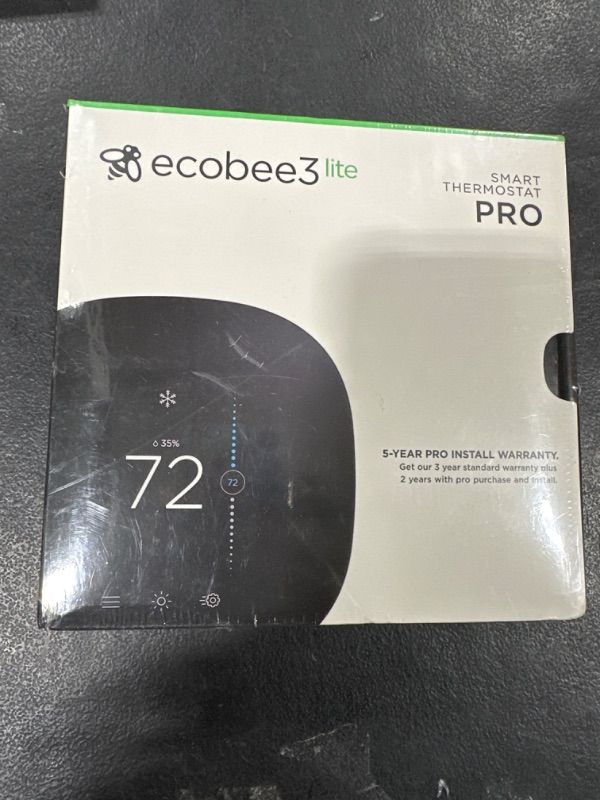 Photo 2 of Ecobee EB-STATE3LTP-02 Ecobee3 Lite Pro Smart Thermostat