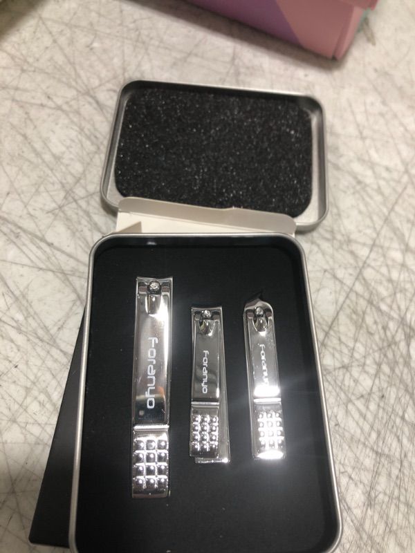 Photo 1 of 2 PC -CHROME COLOR NAIL CLIPPER SET