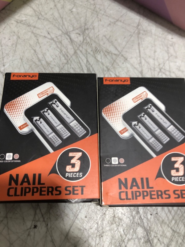 Photo 2 of 2 PC -CHROME COLOR NAIL CLIPPER SET