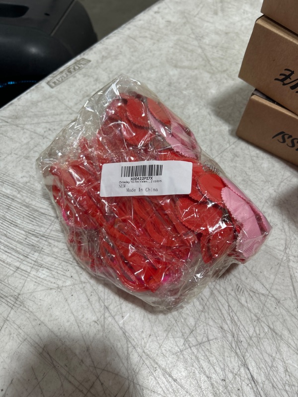 Photo 2 of 16 Pack Valentine's Day Accessories Include 8 pcs Red Heart Headband Head Bopper and 8 pcs Heart Sunglass Color Style 2