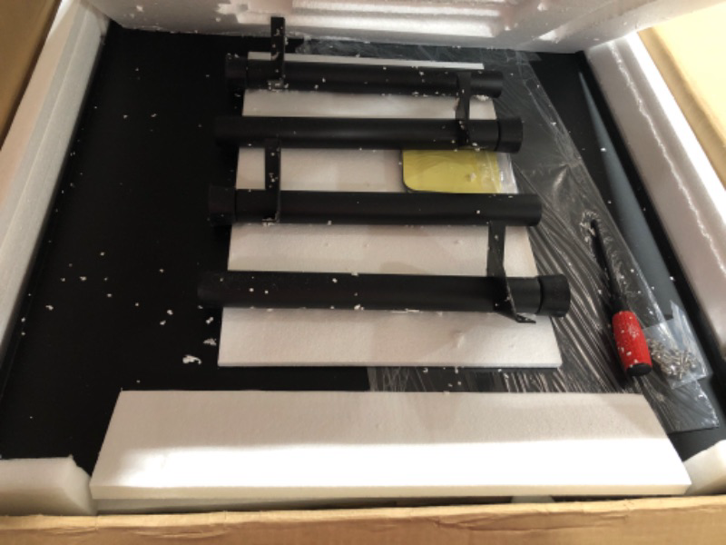 Photo 1 of Washing Machine Pedestal, Adjustable Height Metal Sheet Base with Storage Shelf, Universal Fit Pedestals for Washers and Dryers, 28 x 28 x 14.5 Inch ?Black?