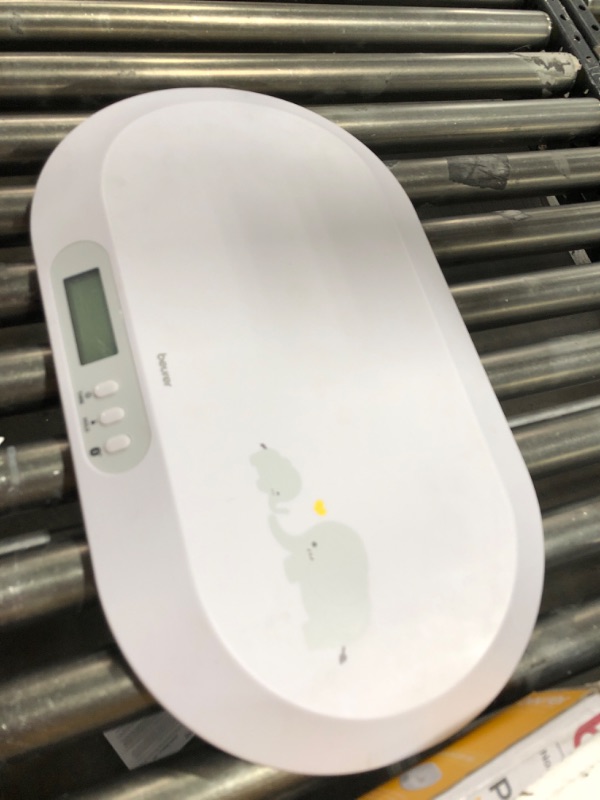 Photo 1 of Beurer BY90 Baby Scale, Pet Scale, Digital, with Measuring Tape, tracking weight with App | For: Infant, Newborn, Toddler /Puppy, Cat - Animals | LCD Display, weighs Lbs/Kg/Oz Highly accurate with Bluetooth/measuring Tape