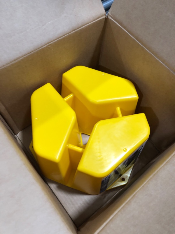 Photo 1 of Camco Stabilizer Jack Supports for RVs and Trailers | 7-inch Lift Height | Yellow | | (44427) 