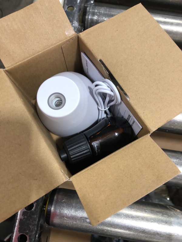 Photo 1 of Essential Oil Diffuser - Waterless Diffuser 3 Timer Settings Battery Powered for Bedroom Yoga Room Toilet Pet Room White