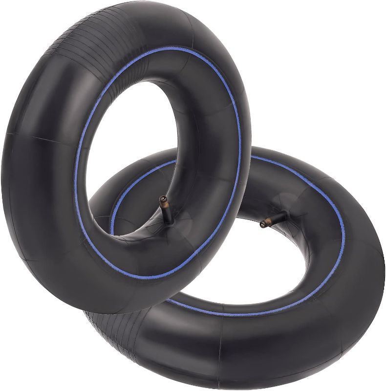 Photo 1 of 4.10/3.50-6 13 x 4.00-6 Heavy Duty Inner Tube for Hand Trucks,Wheelbarrows,Mowers, dollies,Yard Tractors and More (2 Pack)
