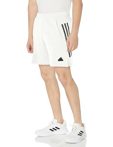 Photo 1 of (M) Adidas Men's Future Icon 3 Stripes Short, White/Black, Medium