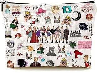 Photo 1 of Makeup Bag Friendship Bracelets for TS Fans Music Lover Gift Makeup Bag Singer's Merchandise Fans Gifts for Women Girls
