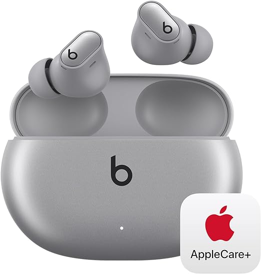 Photo 1 of Beats Studio Buds + - Silver with AppleCare+ (2 Years) Cosmic Silver Studio Buds + With AppleCare+ (2 Years)