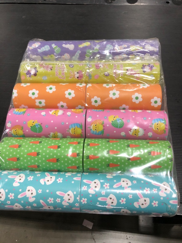 Photo 2 of 12 Pcs Happy Easter Car Tissue Boxes Holder with 3 Ply Facial Tissue Bulk Easter
