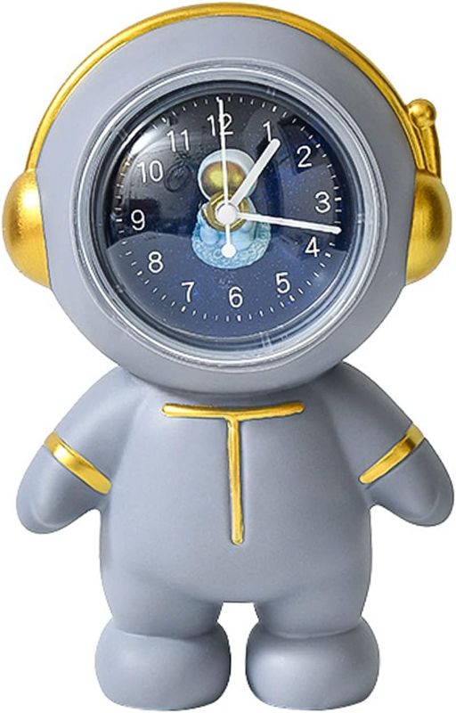Photo 1 of FLJZCZM Kids Piggy Bank Astronaut Clock Astronaut Money Bank, Piggy Bank for Boys Spaceman Coin Bank for Girls and Boys Gifts for Birthday Christmas(Grey) 