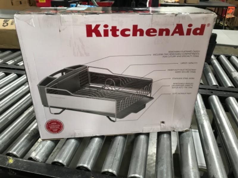 Photo 3 of KitchenAid Full Size Dish Rack, Light Grey Gray Full Size