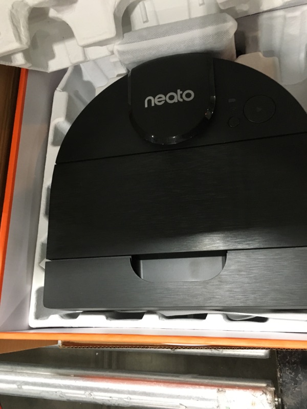 Photo 2 of Neato D9 Intelligent Robot Vacuum Cleaner–LaserSmart Nav, Smart Mapping, Cleaning Zones, WiFi Connected, 200-Min Runtime, Powerful Suction, Turbo Clean, Corners, Pet Hair, XXL Dustbin, Alexa. 945-0445