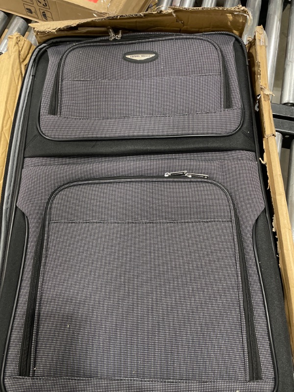 Photo 5 of Travel Select Amsterdam Expandable Rolling Upright Luggage, Gray, 4-Piece Set