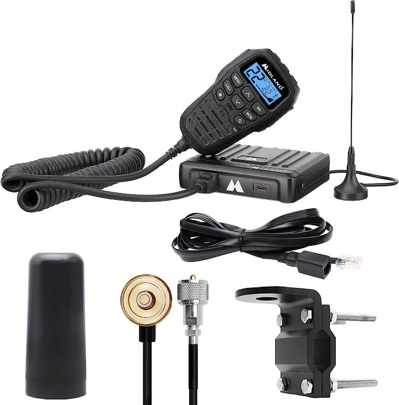 Photo 1 of Anysecu15 Watt GMRS MicroMobile® Two-Way Radio - ATVs UTVs and Other Off-Road Vehicles - Overlanding Gear - Extended 3dB gain Roll Bar Mount Antenna Microphone Extension Cable