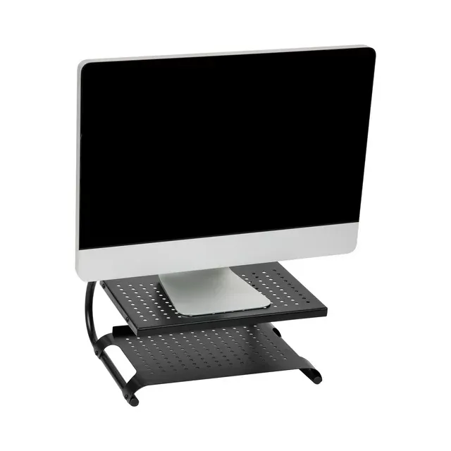 Photo 1 of Mind Reader 2 Tier Monitor Stand Riser, Black
