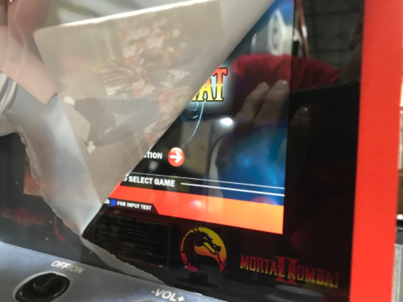 Photo 1 of Arcade 1Up Mortal Kombat 2 Player Countercade - Electronic Games;
**FACTORY SEALED,HAD TO OPEN TO TEST.**