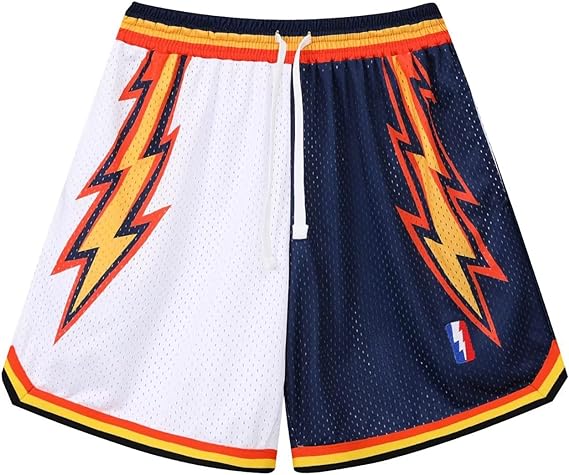 Photo 1 of BOOMLEMON Men's Basketball Shorts Gym Training Workout Athletic Shorts Mesh Graphic Print Running Short Pants SIZE XS 
