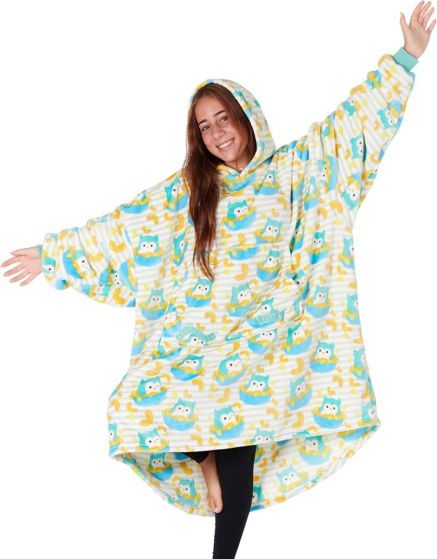 Photo 1 of THE COMFY Dream Squishmallows Oversized Wearable Blanket Gifts for Women and Kids, Ultrasoft Plush Light Microfiber Blankets Seen on Shark Tank
