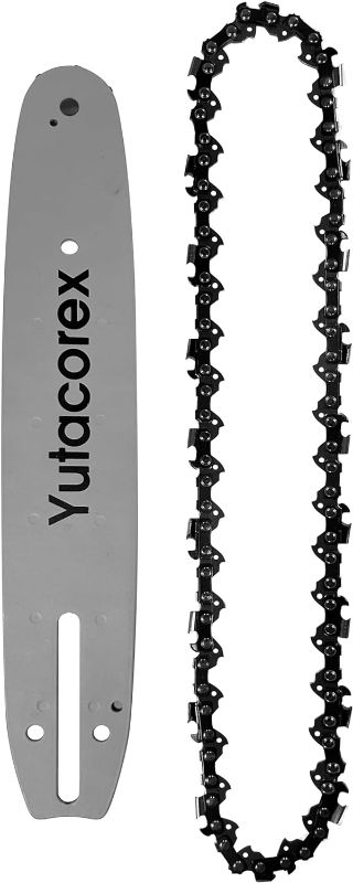 Photo 1 of 10inch Chainsaw Guide Bar and Chain Combo,Replacement Accessories Fits WORX WG322,WG322.9,WG323,Fits RYOBI P546,P2520,Fits EGO MPS1001,PSA1000,PSX2500,Fits Makita XCU06Z,Fits SKIL PS4561C-10
