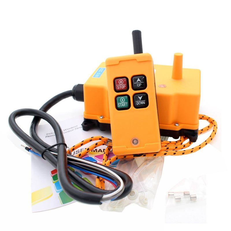 Photo 1 of 4 Key Crane Industrial Remote Control Wireless Transmitter Push Button Switch (AC/DC12-24V)
