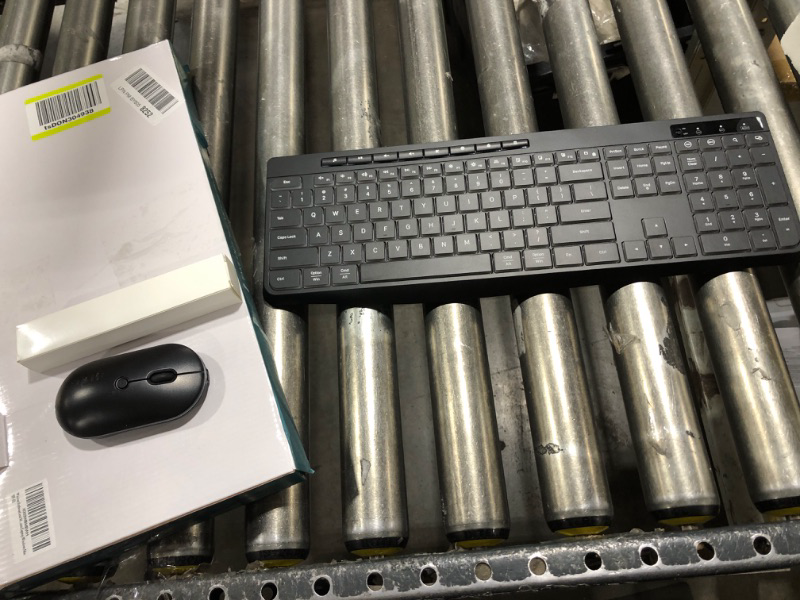 Photo 1 of Wireless Keyboard and Mouse Combo with Backlit,2.4G Full Size Keyboard with Light Up Letters,Rechargeable and Slim,3-DPI Ergonomic Mouse for Windows/MAC PC,Laptop,Chromebook,Surface,MacBook