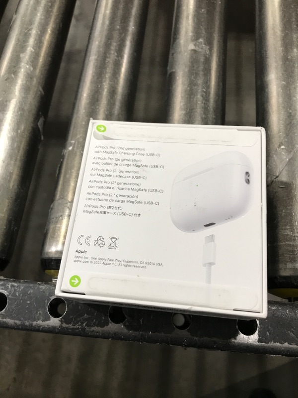 Photo 4 of Apple AirPods Pro (2nd Generation) Wireless Ear Buds with USB-C Charging, Up to 2X More Active Noise Cancelling Bluetooth Headphones