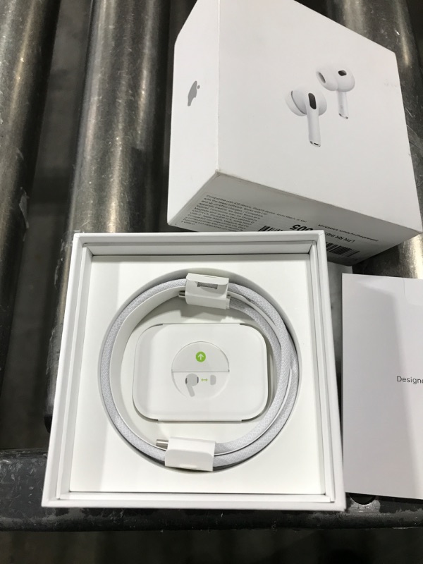 Photo 5 of Apple AirPods Pro (2nd Generation) Wireless Ear Buds with USB-C Charging, Up to 2X More Active Noise Cancelling Bluetooth Headphones