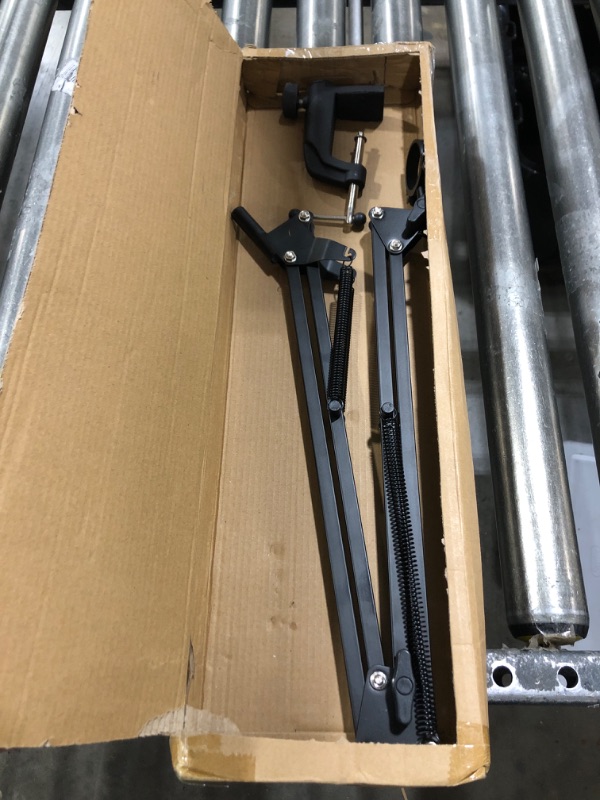 Photo 1 of Hayve Microscope Arm Stand?Adjustable Metal Bracket with Clamp and Grommet BaseMost 4.3'',7'' Digital Microscopes