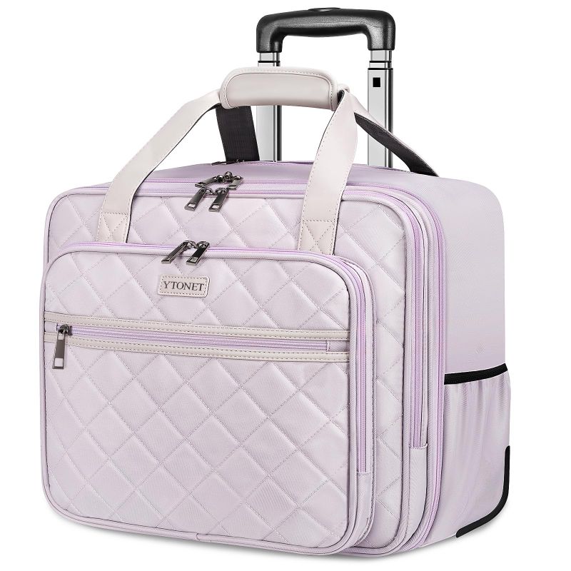 Photo 1 of Ytonet Rolling Laptop Bag Women, 17.3 Inch Rolling Bag