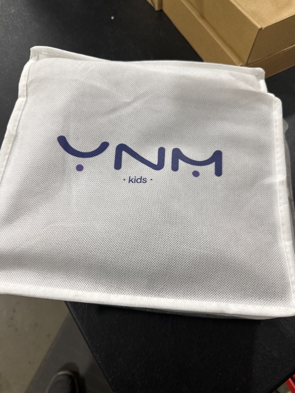 Photo 2 of YnM Exclusive Cooling Weighted Blanket — Smallest Compartments Cooling Nylon/PE with Premium Glass Beads (Grey Quill, 36"x48" 5lbs), Suit for One Person(~40lb) Use on Queen or King Bed 36 in x 48 in 5 lb Grey Quill?cooling Nylon/Pe?exclusive