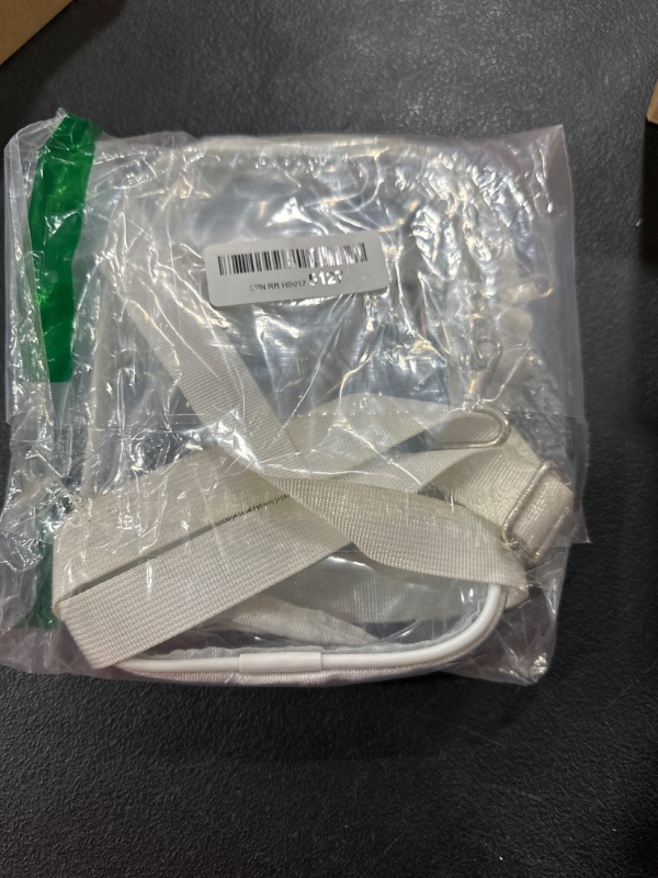 Photo 1 of CLEAR BAG. STADIUM APPROVED. WHITE