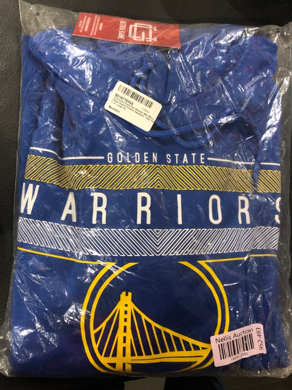 Photo 2 of (XL) Ultra Game Men's Fleece Hoodie Pullover Sweatshirt Poly Midtown Golden State Warriors X-Large Team Color