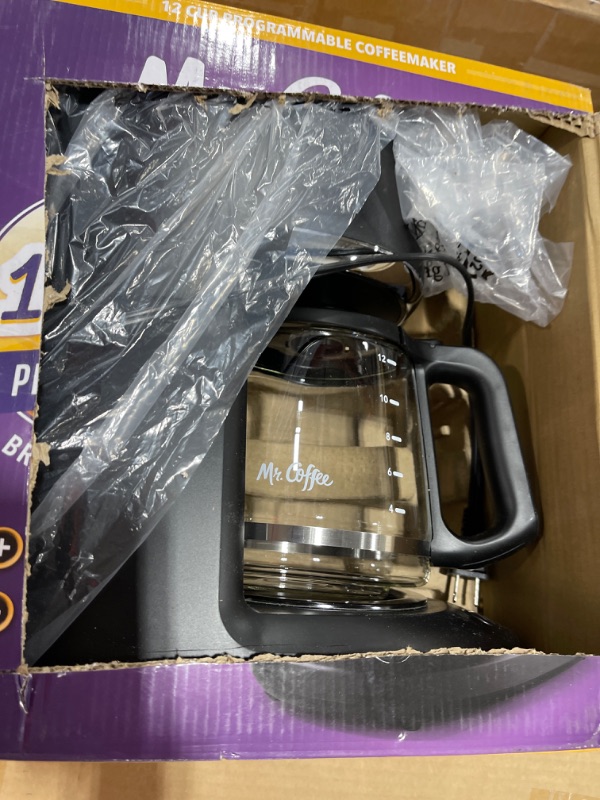 Photo 1 of Mr. Coffee Programmable 12-Cup Coffee Maker - Black