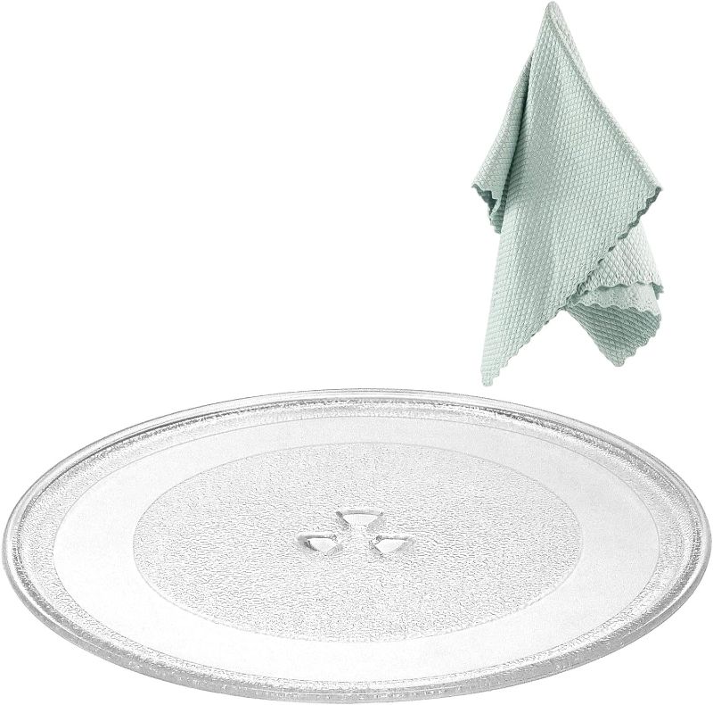 Photo 1 of 12" Microwave Glass Turntable Plate Replacement for Whirlpool Microwave Glass Plate - Replace Microwave Glass Tray # W11367904 W10337247 AP6892124 