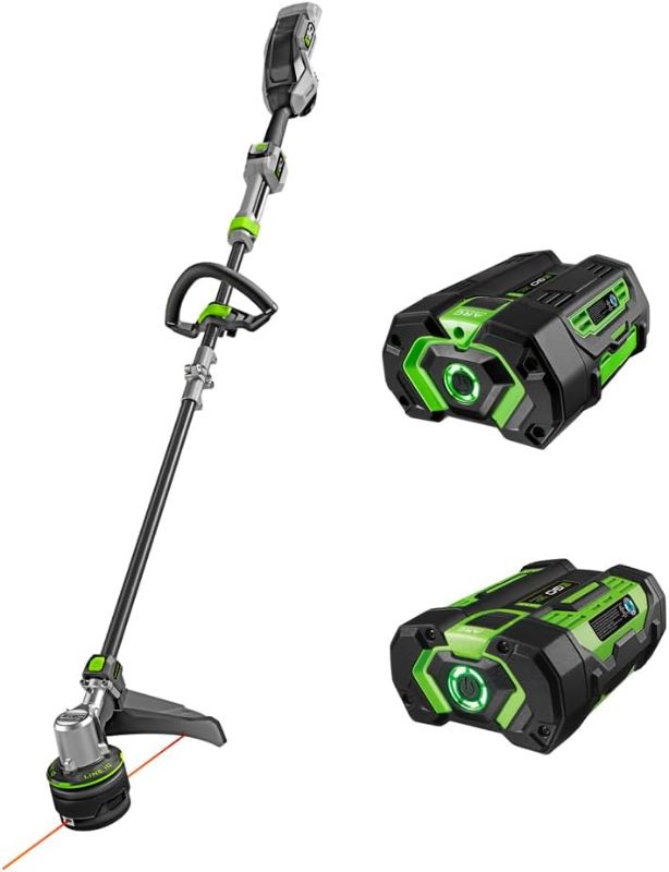 Photo 1 of EGO Power+ ST1623T 56-Volt 16-Inch Cordless String Trimmer, 4.0Ah Battery, 320W Charger Included Plus Extra BA1400T 2.5Ah Battery
