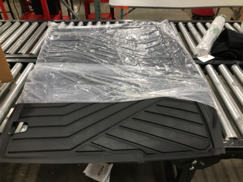 Photo 2 of 3W 2018-2024 BMW X3 Cargo Liner, All Weather TPE BMW X3 Accessories Custom Fit for BMW X3 30i X3 M40i X3 30e X3 M BMW X4 M M40i xDrive30i Car Mats (Only for car Without Spare tire) 2018-2024 X3/2019-2024 Cargo Mats