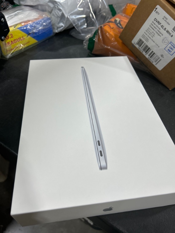 Photo 6 of Apple 2020 MacBook Air Laptop M1 Chip, 13" Retina Display, 8GB RAM, 256GB SSD Storage, Backlit Keyboard, FaceTime HD Camera, Touch ID. Works with iPhone/iPad; Silver 256GB Silver