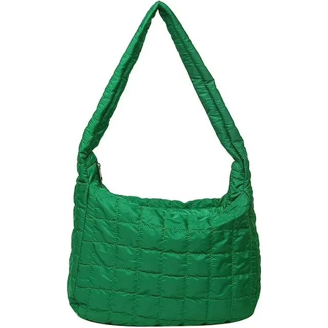 Photo 1 of Quilted Tote Bags for Women Lightweight Quilted Puffer Shoulder Bags Cotton Padded Hobo Purse Lattice 2023