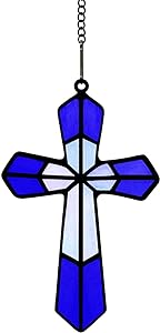 Photo 1 of Faithful Grace Wall Cross, Acrylic Window Cross Wall Decor Window Decor Indoor Outdoor, Religious Gift Birthday Gift for Women Men Kids (Offering Condition Type: Used - Like New)